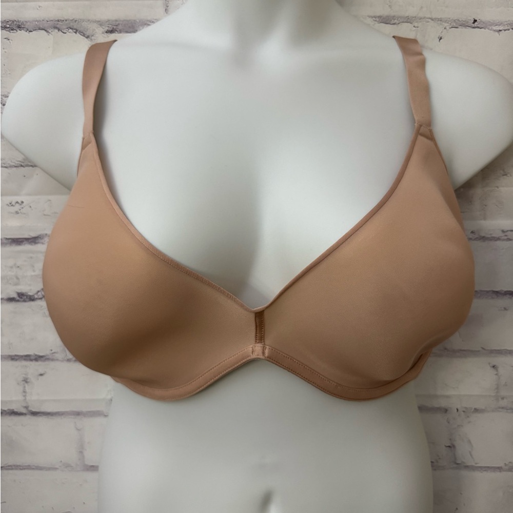 Skims Bra 44DD Weightless‎ Demi Bra Clay Beige Underwire Comfortable Airy Lined